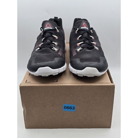 Reebok Men's‎ Zpump Fusion Black Running Shoes Sneakers, Sz 9 M - Good - Picture 2 of 13